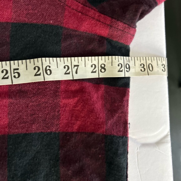 Men’s Burgundy Flannel Size XXL - Picture 3 of 5
